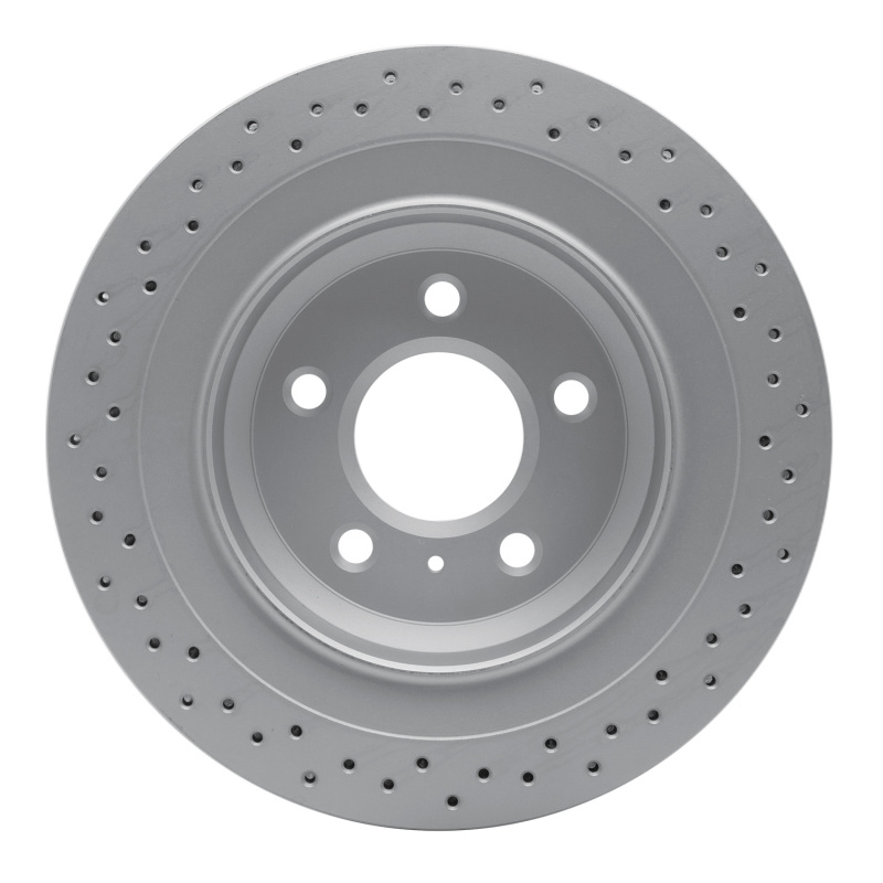 Pontiac Grand Prix Brake Rotor (1) - Rear - R1 Concepts - GeoSPEC Coated Rotor - Drilled - `05-`08